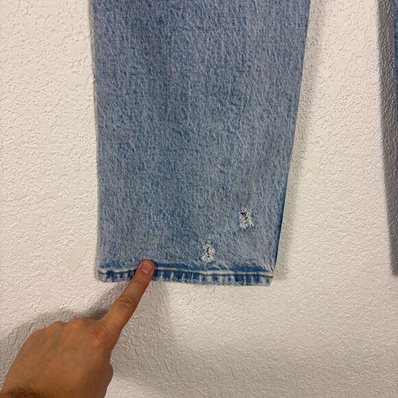 Abercrombie & Fitch The 90’s Straight Leg High Rise Jeans Size 25P or 0P - Picture 11 of 12